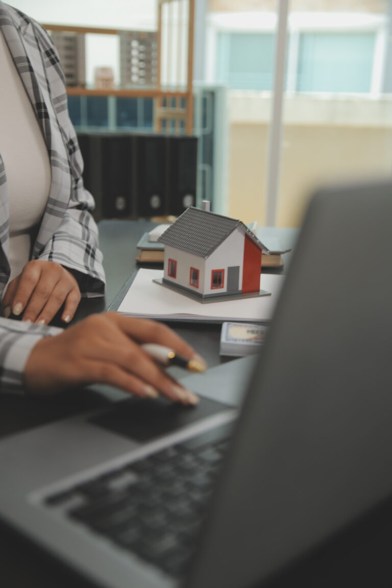 buy or sell real estate mortgage, Sale representative offer house purchase contract to buy a house or apartment and mortgage Money and Financial Concepts
